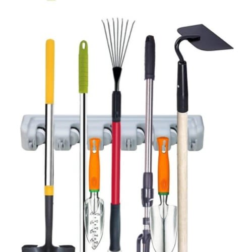 Mop & Broom Holder -Wall Mounted - 5 Holders