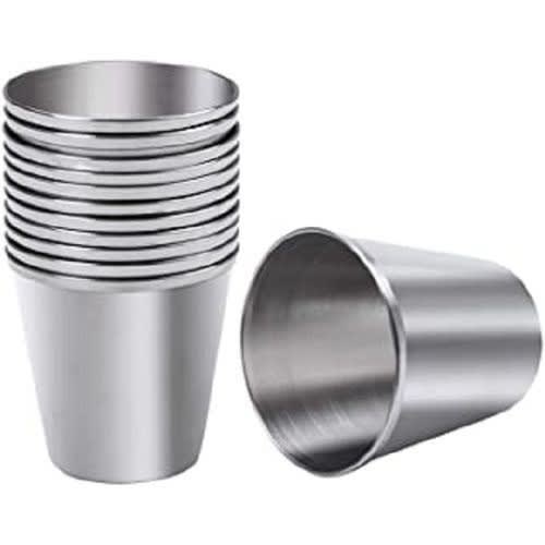 Stainless Steel Communion Cups - 24 Pieces