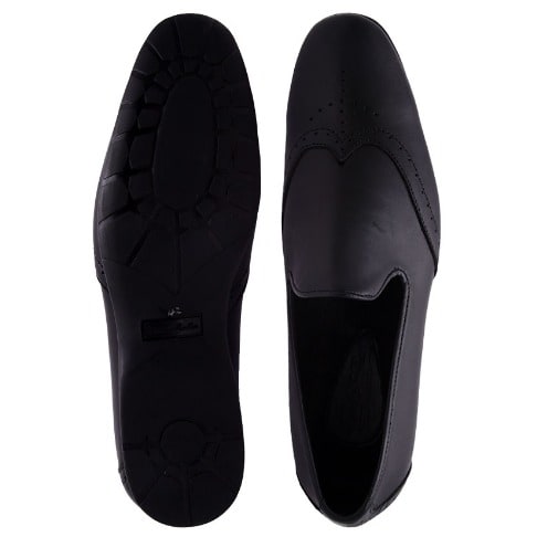 Leather Slip-On - Black