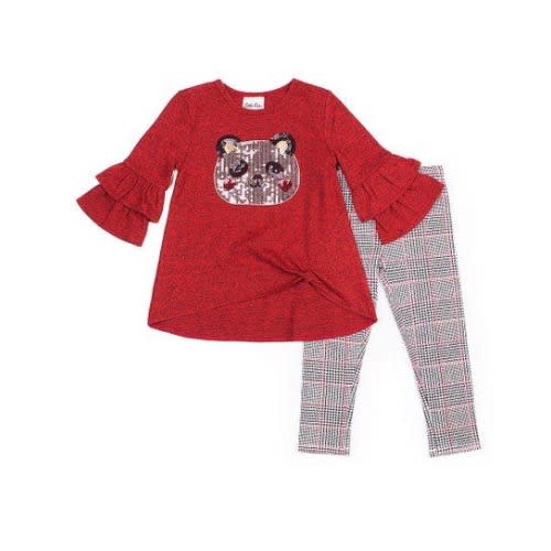 Sequined-Panda - 2-piece Set
