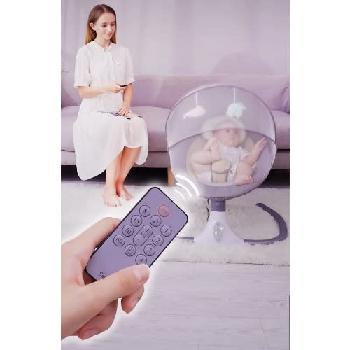 Electric Baby Swing Bouncer - Pink -  6V 1A