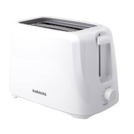 2 Slice White Toaster 750w