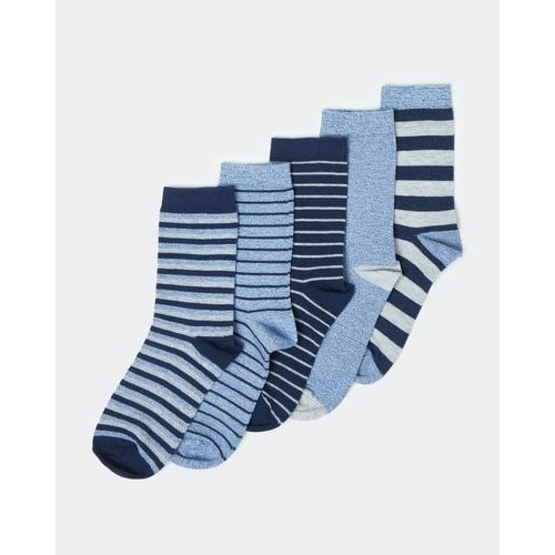 Blue Design Socks - Pack Of 5