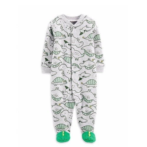 Child Of Mine Newborn Baby Boy Sleep N Play Sleeper Pyjamas - Trex