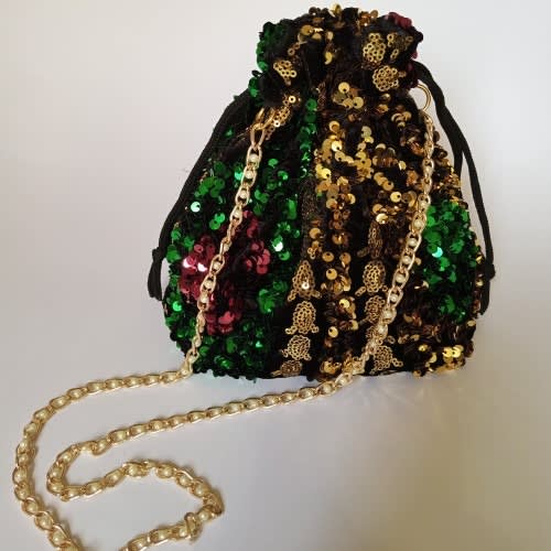 Drawstring Purse - Multicolor