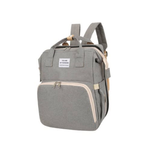 Diaper Bag With Changing Station Bed Crib Backpack