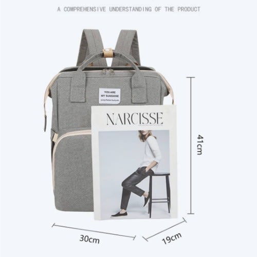 Diaper Bag With Changing Station Bed Crib Backpack