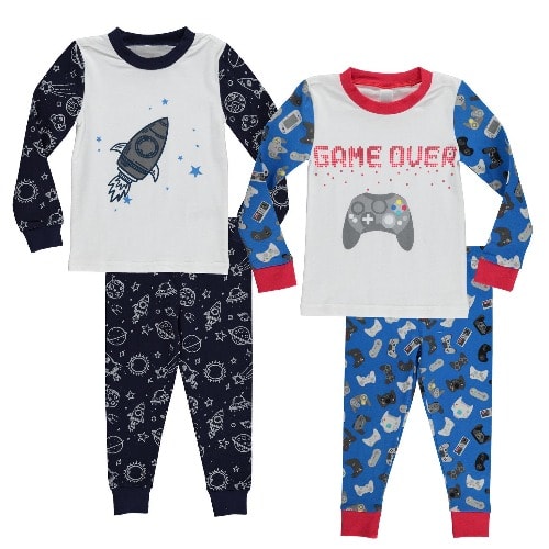 Game Over Boys Slim Fit Pyjamas Sleepwear ( Size Run Small - Order 2 Sizes Up )
