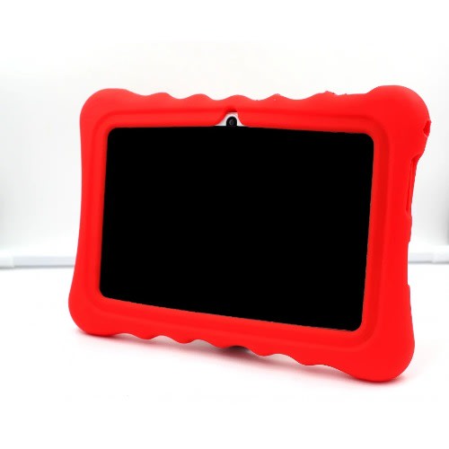 Educational Kids Tablet - 16GB ROM - 2GB RAM - (Pre-installed Apps, Games, Cartoons) - Red Pouch
