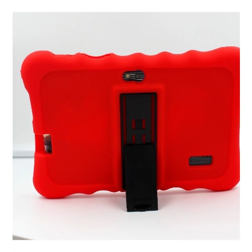 Educational Kids Tablet - 16GB ROM - 2GB RAM - (Pre-installed Apps, Games, Cartoons) - Red Pouch