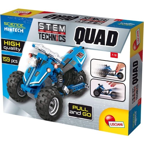 Lisciani Science Hi Tech Stem Technics Build And Play Quad