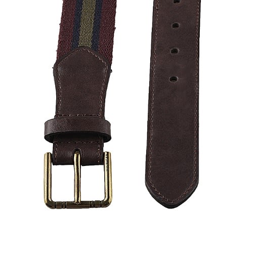 Men's Multicoloured Fabric Belt - Waist 38