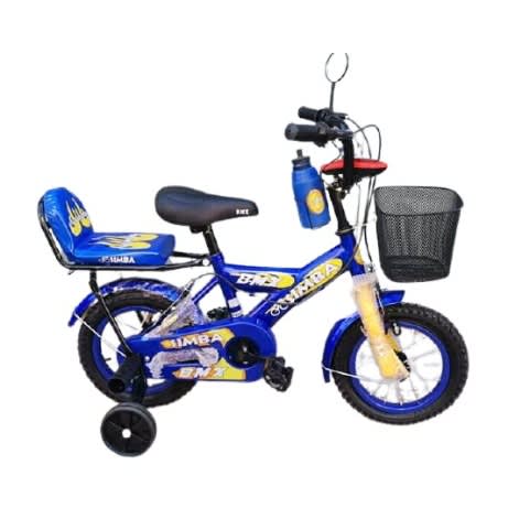 Simba Children's Bicycle With Training Wheels - Blue - 12-inch