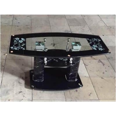 Stuffzy 3-Step Tempered Glass Center Table