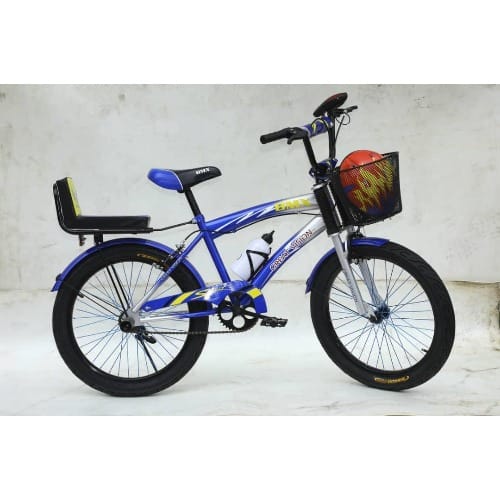 Kid's Bicycle And Back Carrier With Helmet