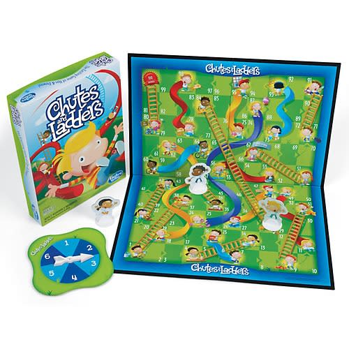 The Exciting Chutes And Ladder Up And Down Braine Game