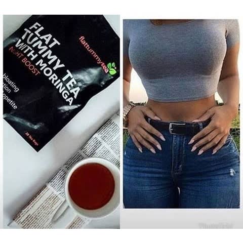 Flat Tummy Tea With Moringa Night Boost - 28 Tea Bags