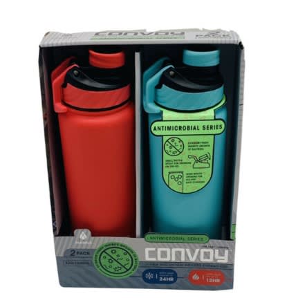 Stainless Steel Convoy 32oz Water Bottle - 2-pack