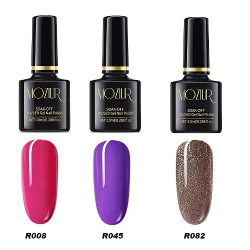 Mz-36 Uv Gel Nail Polish Set - 10ml x3