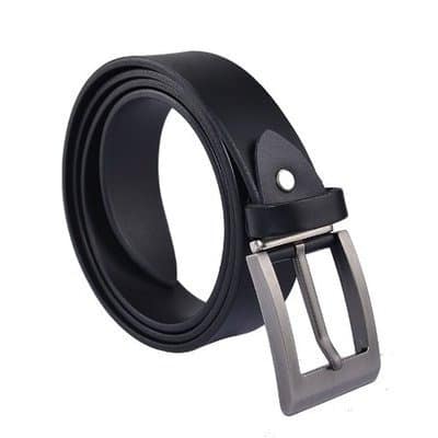 Men's Vogue Leather Belt - 48''-Black