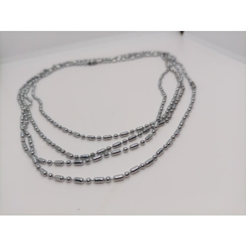 12 Pcs Trendy Geometric Waist Chain - Silver