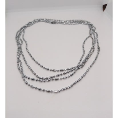12 Pcs Trendy Geometric Waist Chain - Silver