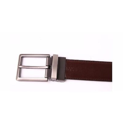 2-in-1 Buckle Belt - Black & Brown