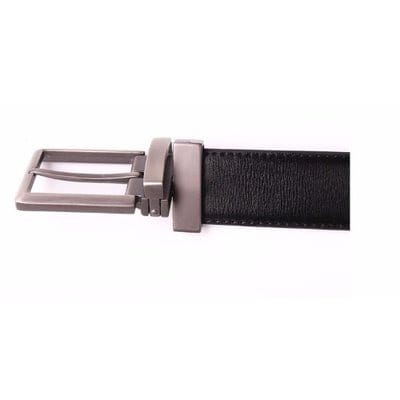 2-in-1 Buckle Belt - Black & Brown