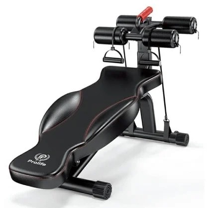 Incline Sit-up Bench With Rope