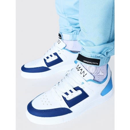 Colour Block Trainers -Blue