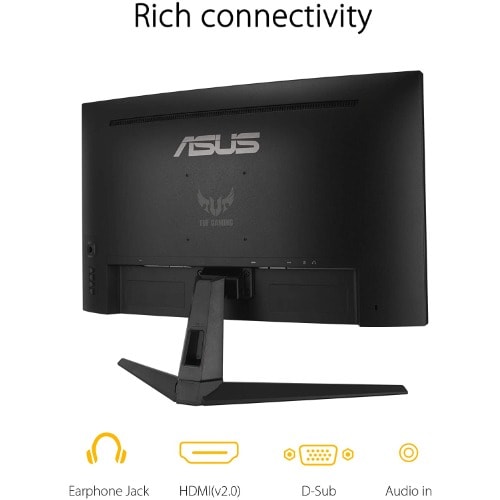 Tuf Gaming Vg27vh1b 27” Curved Monitor, 1080p Full Hd, 165hz (supports 144hz)