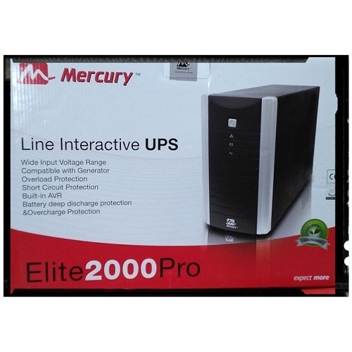 Elite 2000VA Pro UPS With AVR & Surge Control - 2kva