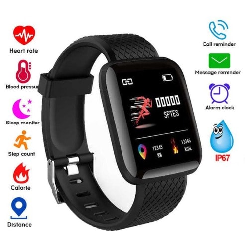 Smart Watch With Heart Rate And Bp Monitoring