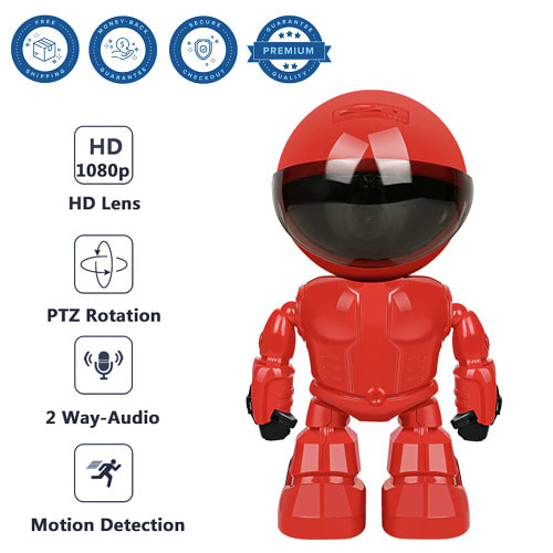 1080p Robot Ip Camera 2mp Security Camera Wifi Wireless Cctv Baby Monitor
