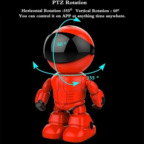 1080p Robot Ip Camera 2mp Security Camera Wifi Wireless Cctv Baby Monitor