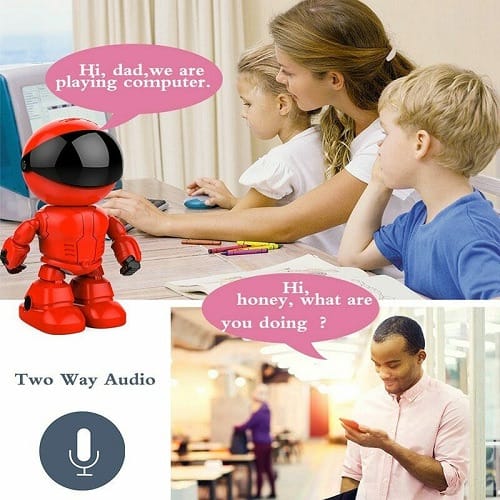 1080p Robot Ip Camera 2mp Security Camera Wifi Wireless Cctv Baby Monitor
