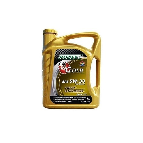 Hardex Gold Fully Synthetic Engine Oil SAE 5w-30 - 5litres