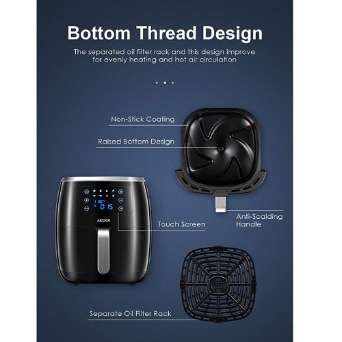 Aicook Air Fryer - 5.5l -1800W
