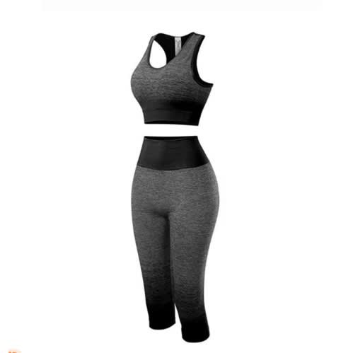Women's Seamless 2 In 1 Fitness Yoga Wear Set