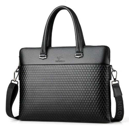 Potable Men's Laptop Leather Bag