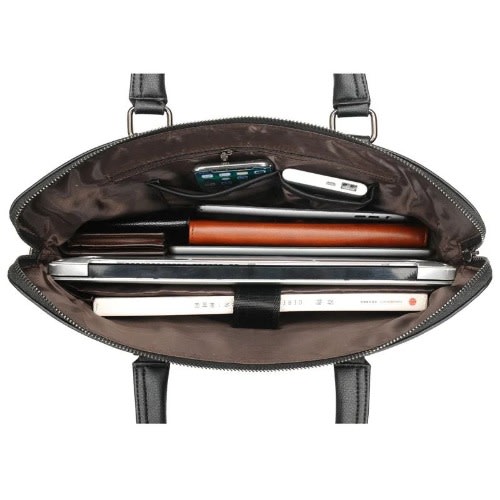 Potable Men's Laptop Leather Bag