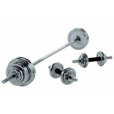 50kg Adjustable Barbell With Dumbbells Set