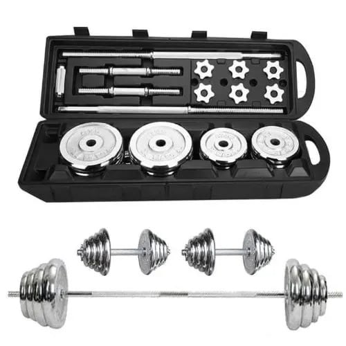 50kg Adjustable Barbell With Dumbbells Set