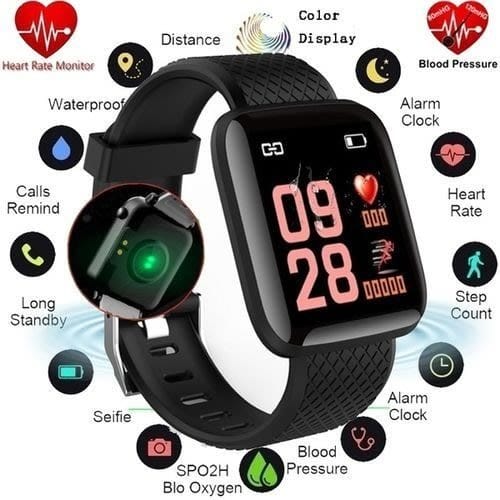 116 Heart Rate Monitor Smartwatch