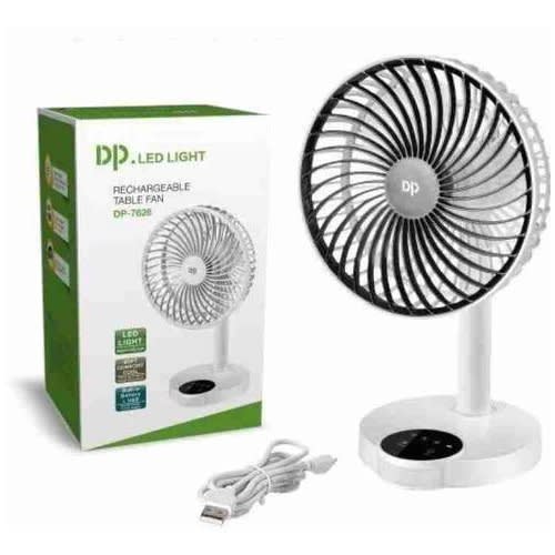 Dp Rechargeable Fan+light