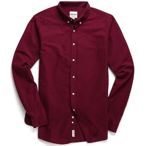 Boys Oxford Shirt- Wine
