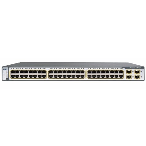 WS-C3750-48TS-S Catalyst 3750 10/100 48-Port SMI Switch