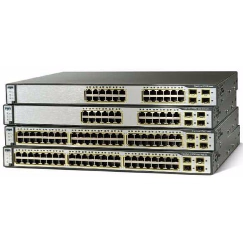 WS-C3750-48TS-S Catalyst 3750 10/100 48-Port SMI Switch