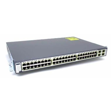WS-C3750-48TS-S Catalyst 3750 10/100 48-Port SMI Switch