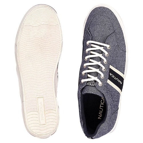 Men's Trendy Balance Lace-up Sneakers - Blue